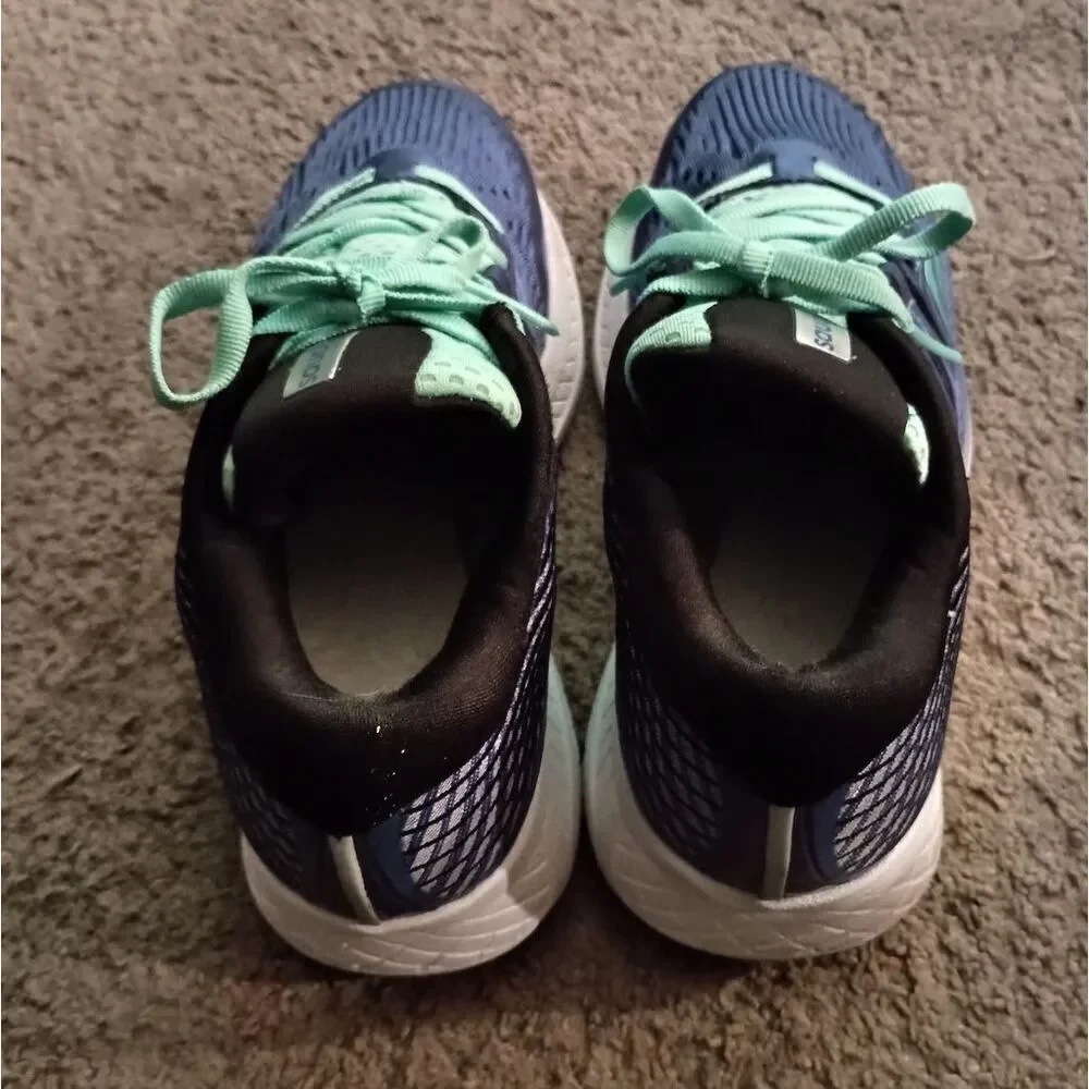 Saucony Womens Ride ISO S10444-35 Blue Running Sneakers Size 6.5 PRE-OWNED